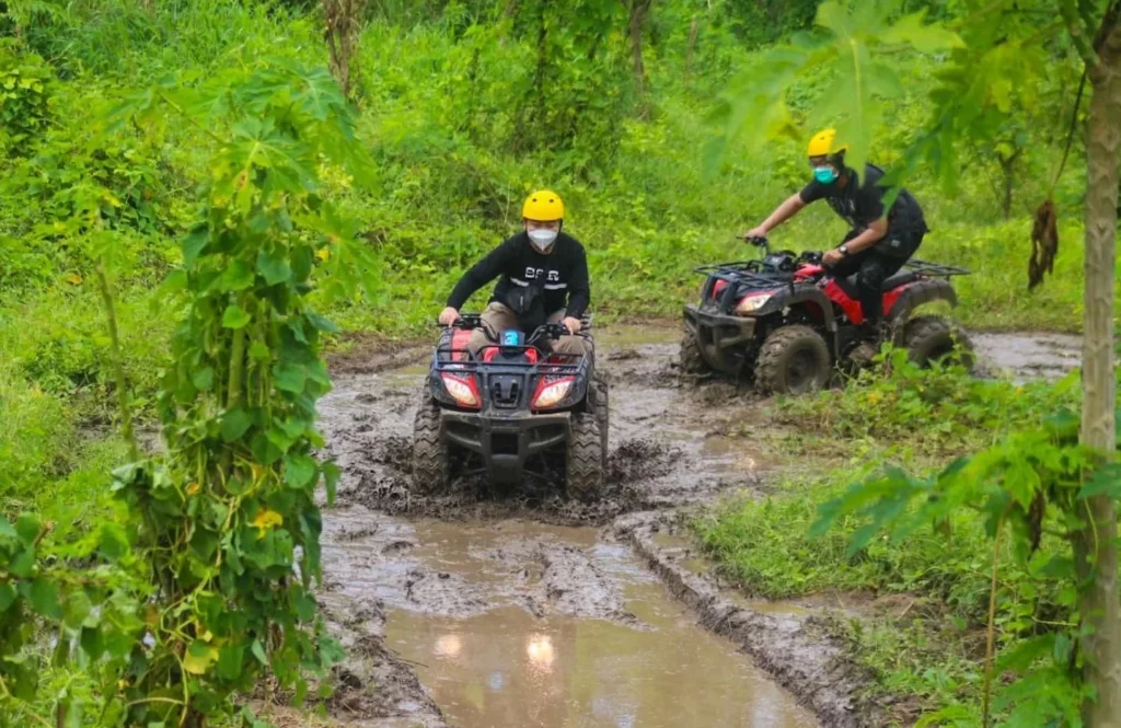 ATV trek panjang Lembang dan berlumpur