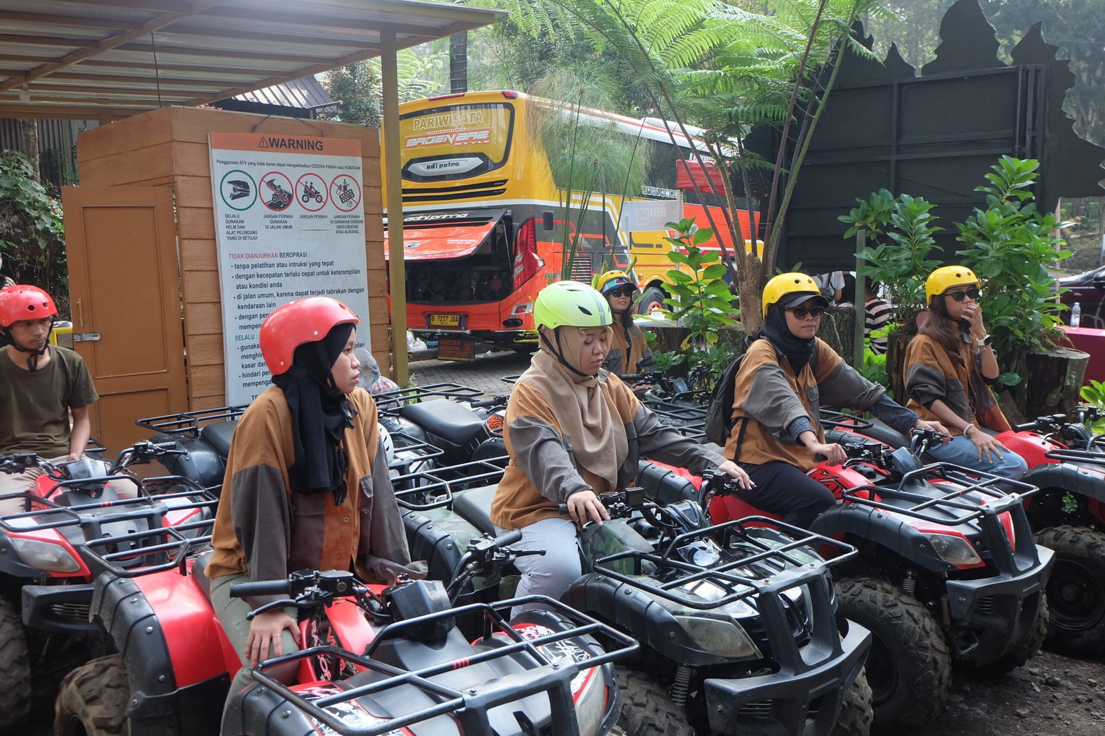 posisi tubuh saat mengendarai ATV