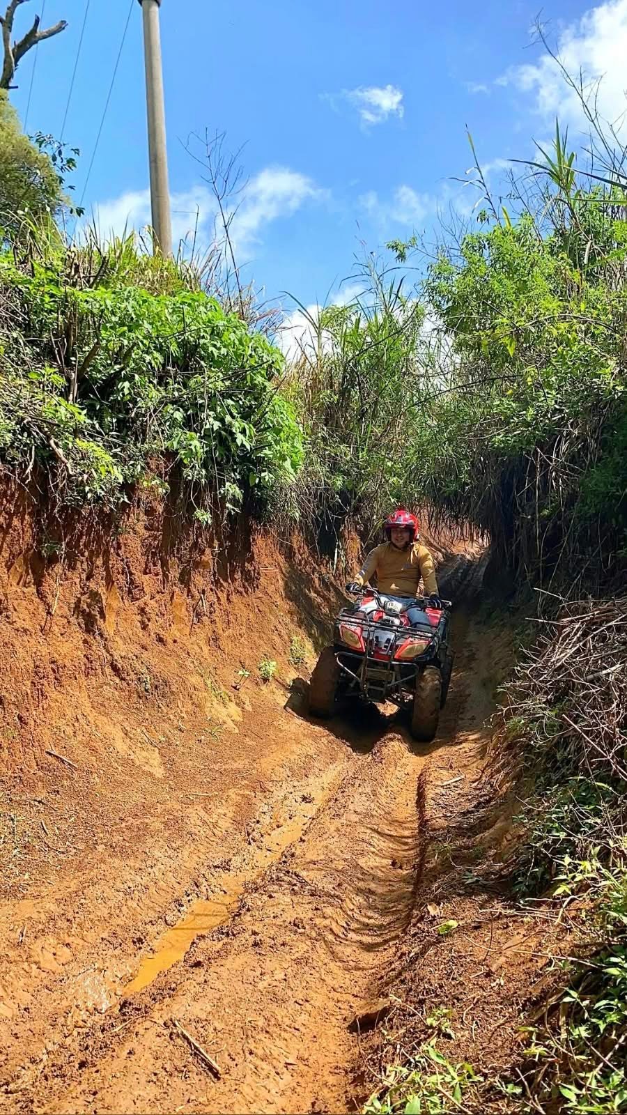 ATV Pangalengan di area kebun teh